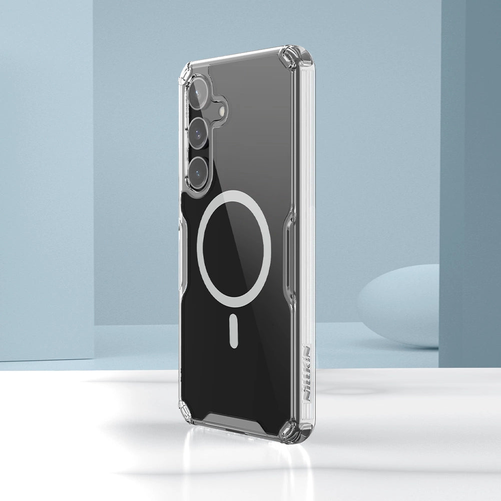 Nillkin Nature Pro pansret kuffert med magnetisk ring til Samsung Galaxy S24 - hvid