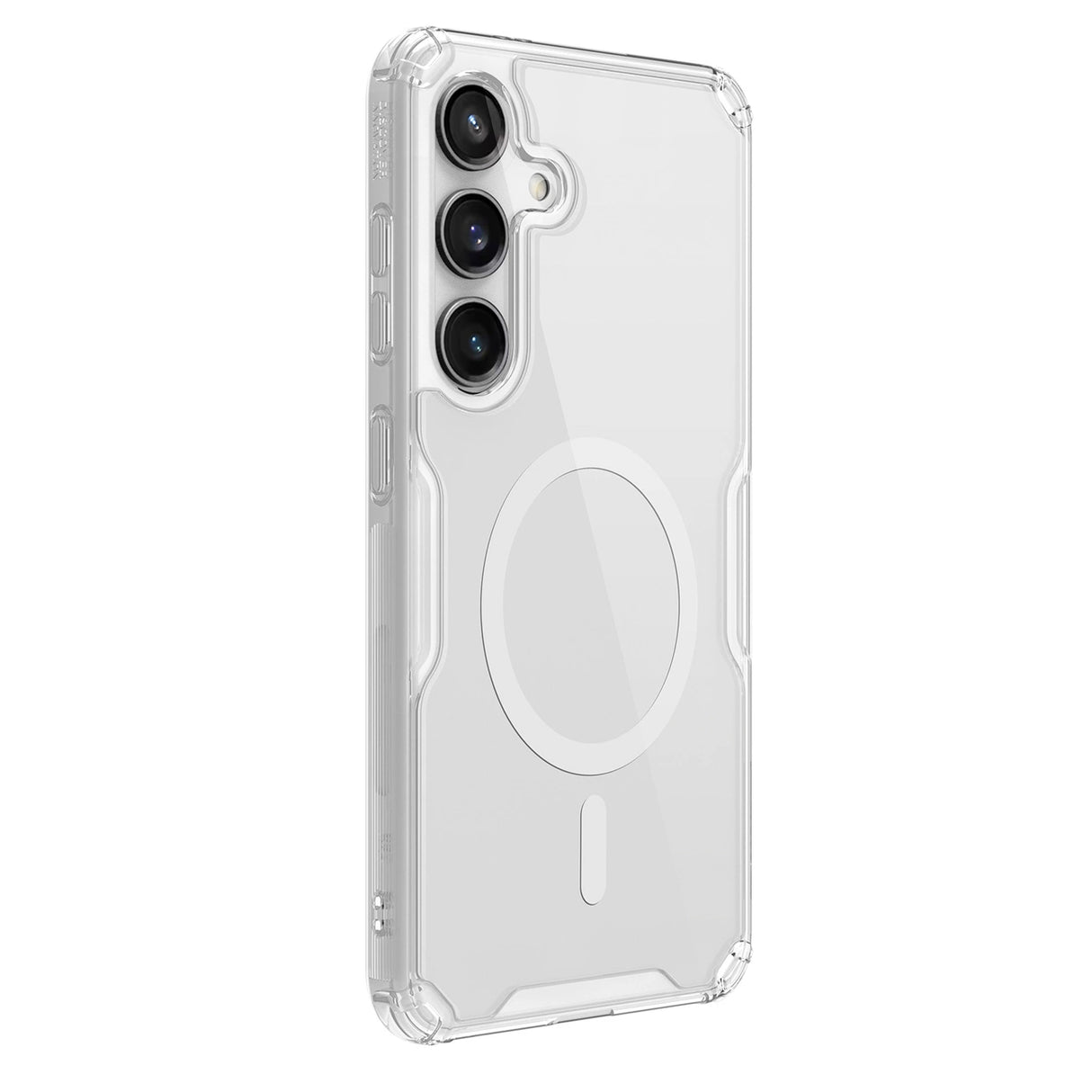 Nillkin Nature Pro pansret kuffert med magnetisk ring til Samsung Galaxy S24 - hvid