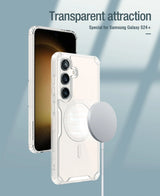 Nillkin Nature Pro pansret kuffert med magnetisk ring til Samsung Galaxy S24 - hvid