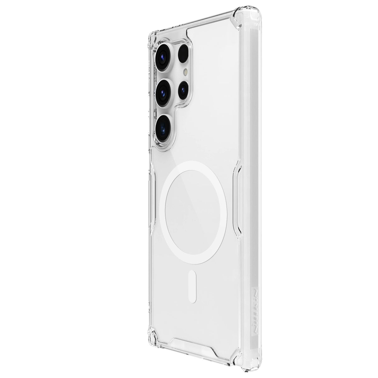 Nillkin Nature Pro pansret kuffert med magnetisk ring til Samsung Galaxy S24 Ultra - hvid