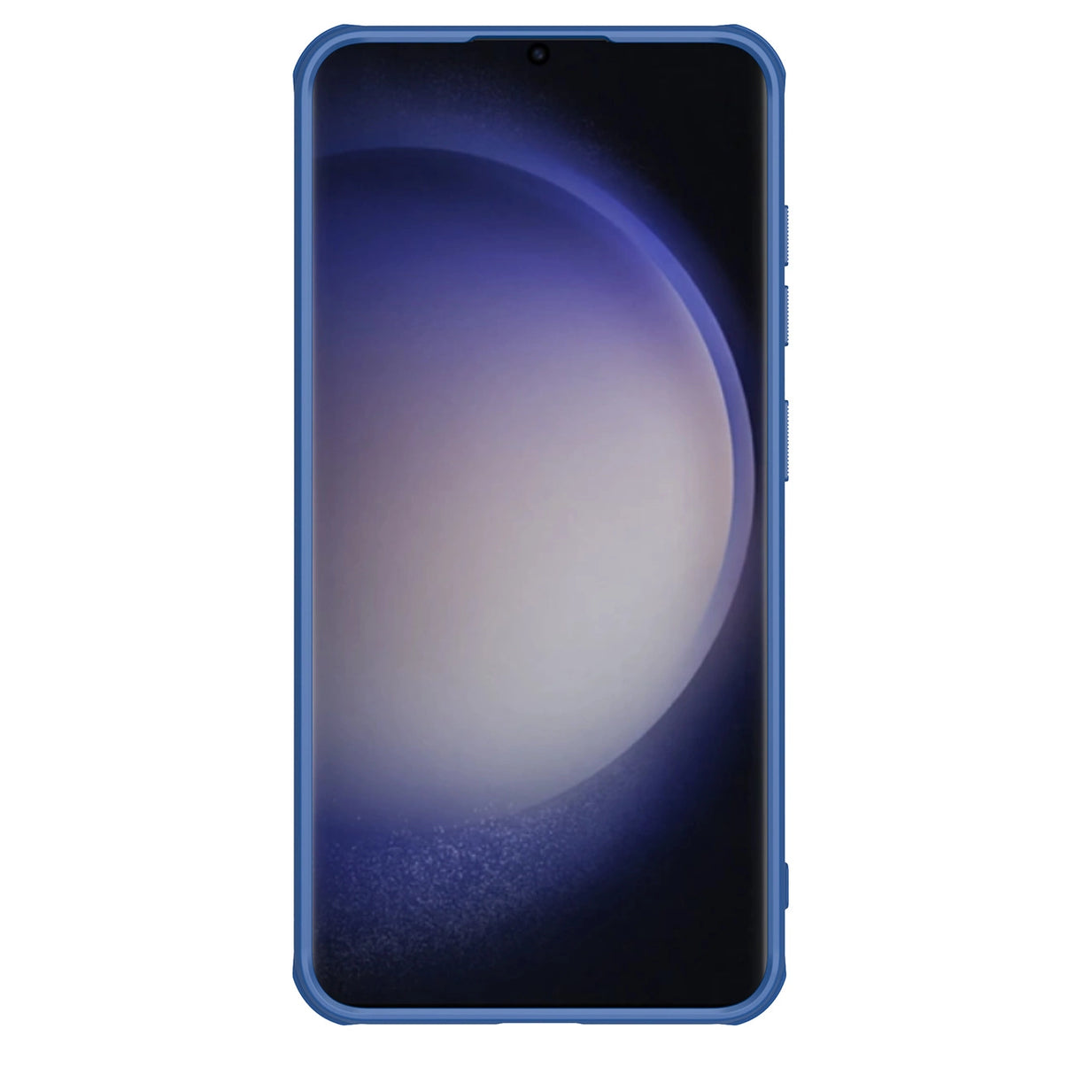 Nillkin Super Frosted Shield Pro pansret kuffert til Samsung Galaxy S24+ - blå