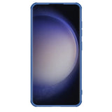 Nillkin Super Frosted Shield Pro pansret kuffert til Samsung Galaxy S24+ - blå