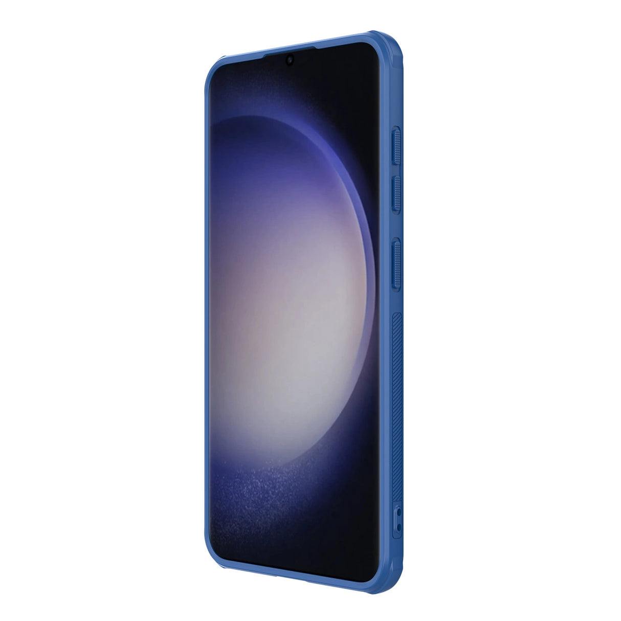 Nillkin Super Frosted Shield Pro pansret kuffert til Samsung Galaxy S24+ - blå