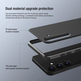 Nillkin Super Frosted Shield Pro pansret kuffert til Samsung Galaxy S24+ - blå