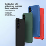 Nillkin Super Frosted Shield Pro pansret kuffert til Samsung Galaxy S24+ - rød