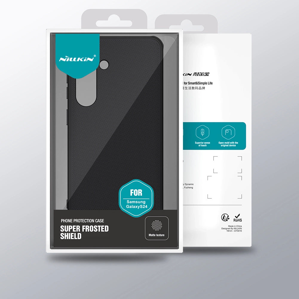 Nillkin Super Frosted Shield Pro pansret kuffert til Samsung Galaxy S24+ - grønt