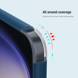 Nillkin Super Frosted Shield Pro pansret kuffert til Samsung Galaxy S24 Ultra - blå