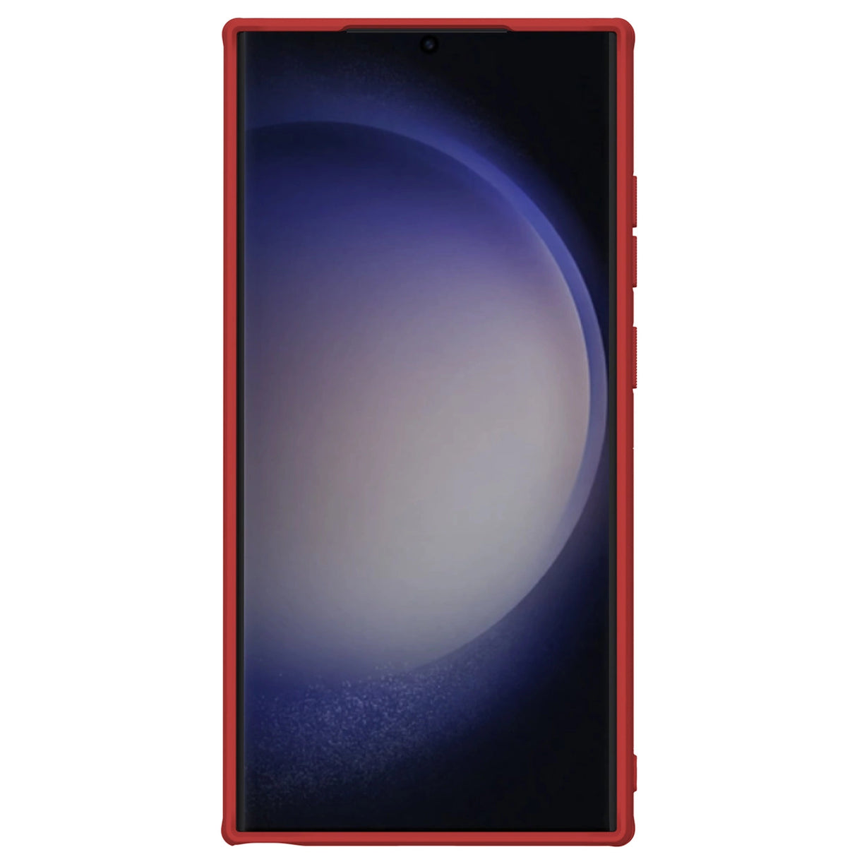 Nillkin Super Frosted Shield Pro pansret kuffert til Samsung Galaxy S24 Ultra - rød