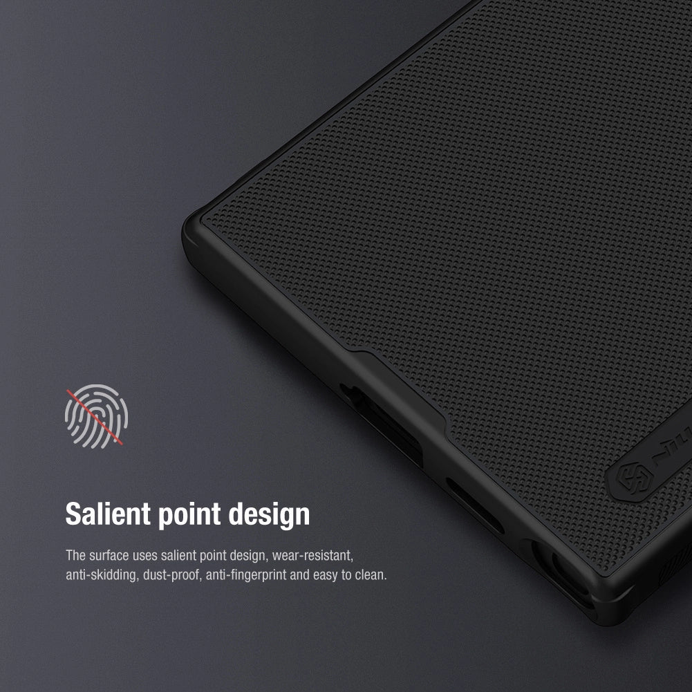 Nillkin Super Frosted Shield Pro pansret kuffert til Samsung Galaxy S24 Ultra - grønt