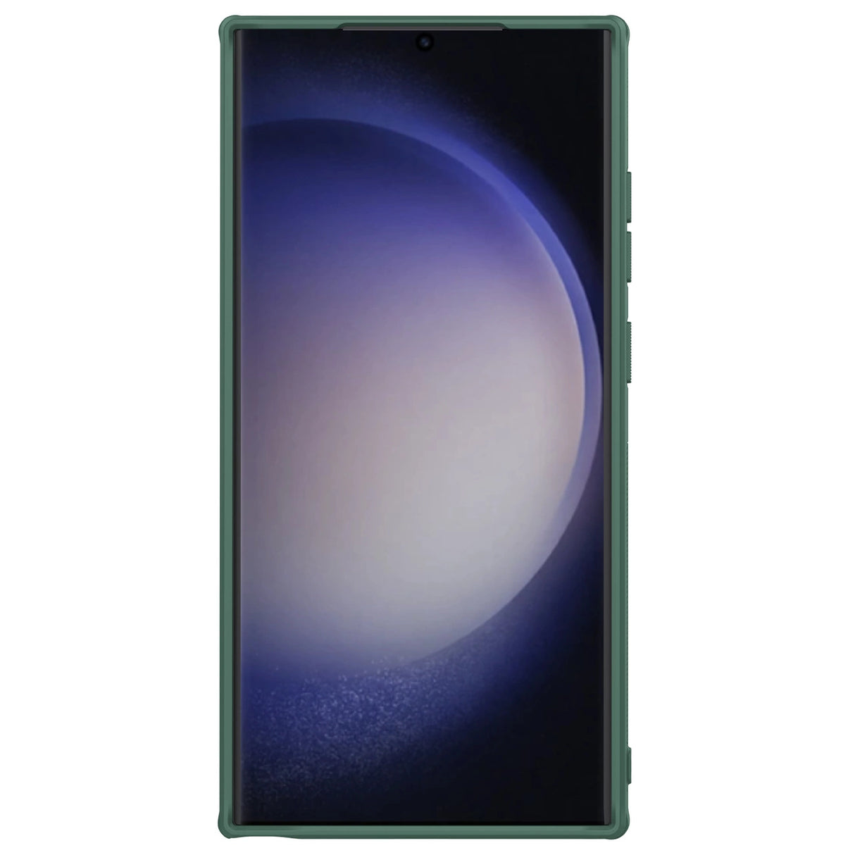 Nillkin Super Frosted Shield Pro pansret kuffert til Samsung Galaxy S24 Ultra - grønt