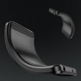 Carbon Case til Samsung Galaxy S24 Fleksibel silikon Carbon Cover - sort