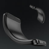 Carbon Case til Xiaomi Redmi 13c Fleksibel silikon Carbon Cover - sort