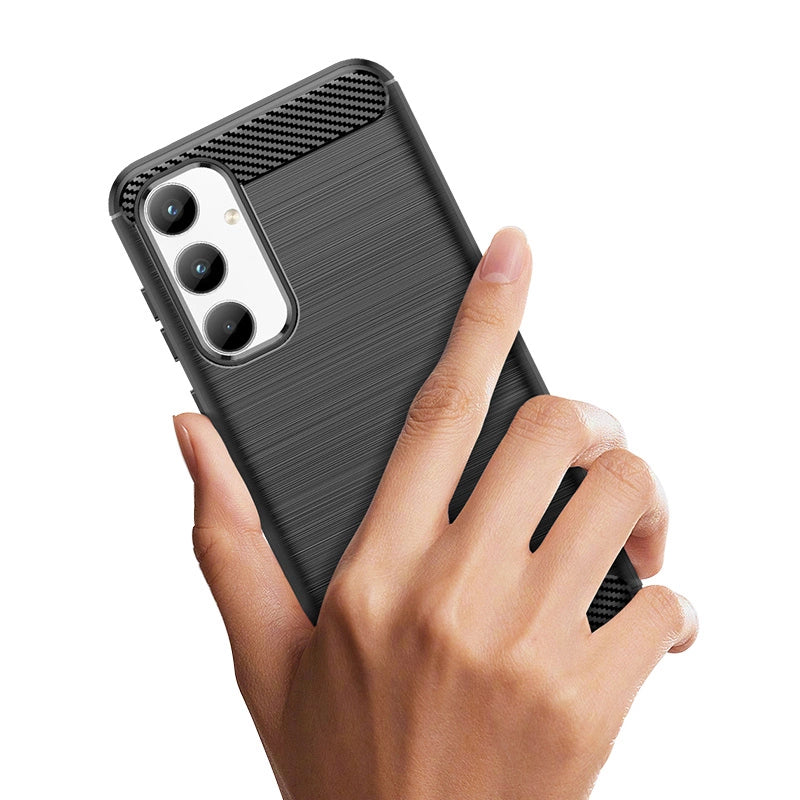 Carbon Case til Samsung Galaxy A35 - sort