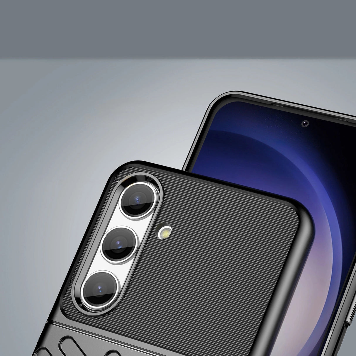 Thunder Case pansret kuffert til Samsung Galaxy S24 - sort