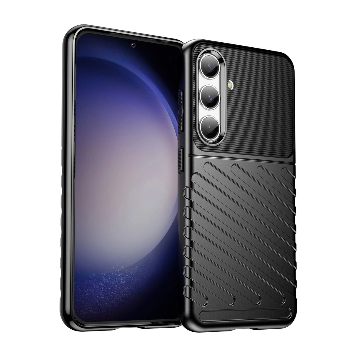 Thunder Case pansret kuffert til Samsung Galaxy S24 - sort