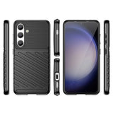 Thunder Case pansret kuffert til Samsung Galaxy S24 - sort