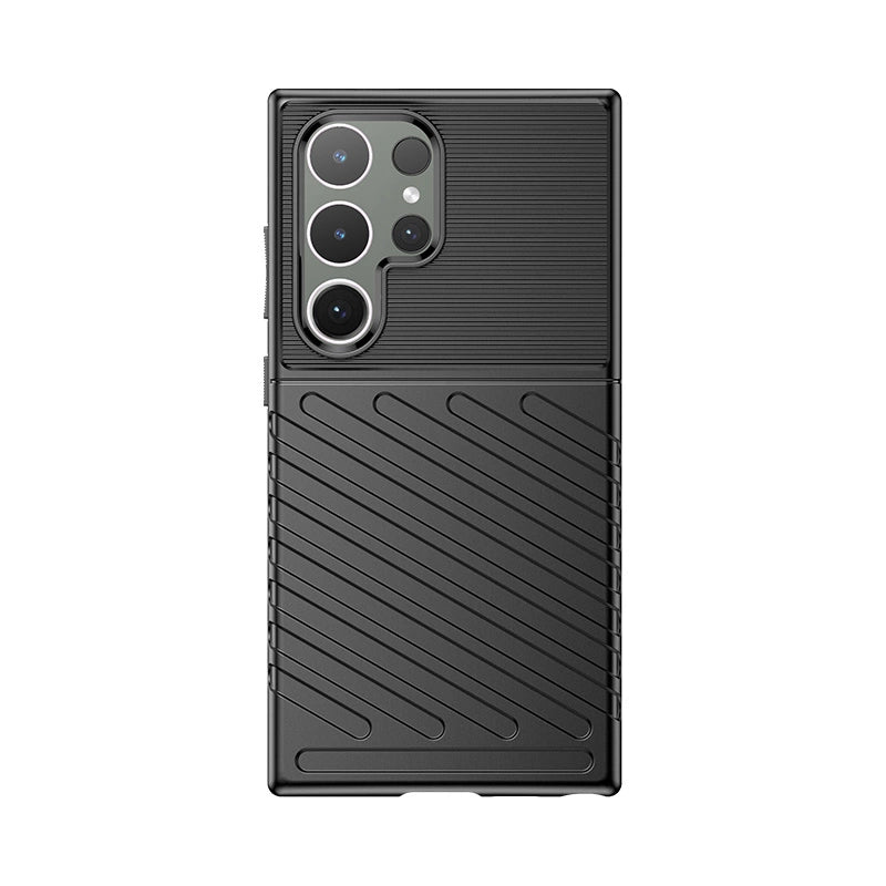 Thunder Case pansret kuffert til Samsung Galaxy S24 Ultra - sort