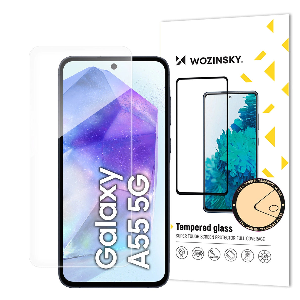 Wozinsky hærdet glas til Samsung Galaxy A55