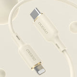 Dudao L7SCL USB-C - Lightning 30W 2m kabel - beige