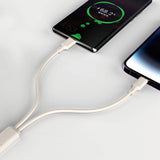 Dudao L7SCL USB-C - Lightning 30W 2m kabel - beige