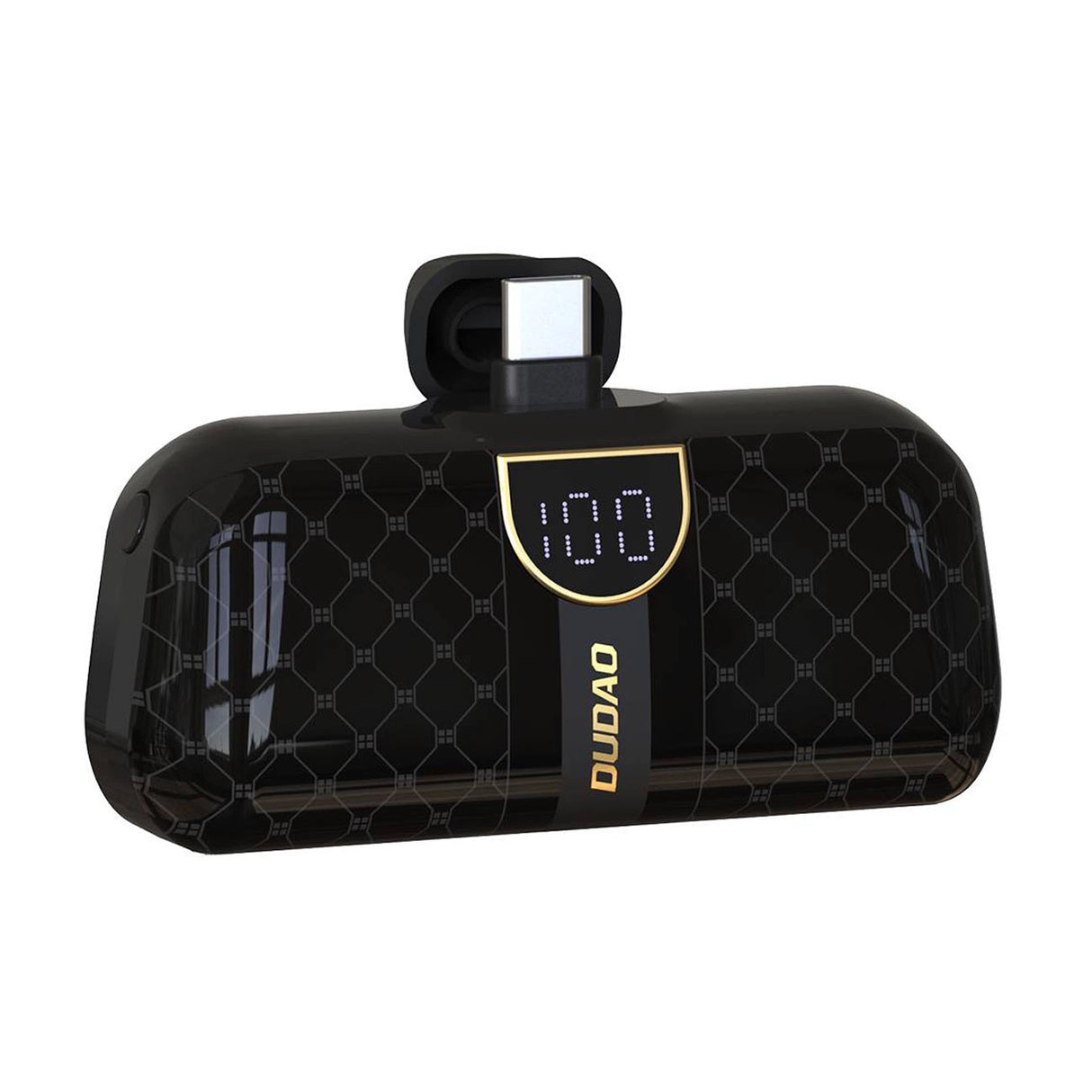 Powerbank Dudao K20SC 5000mAh mini 2x USB-C - sort