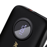 Dudao K14 10000mAh powerbank med USB-C / Lightning kabler - sort