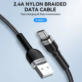 Wozinsky WNBAC1 USB-A / USB-C 2.4A kabel 1 m - sort
