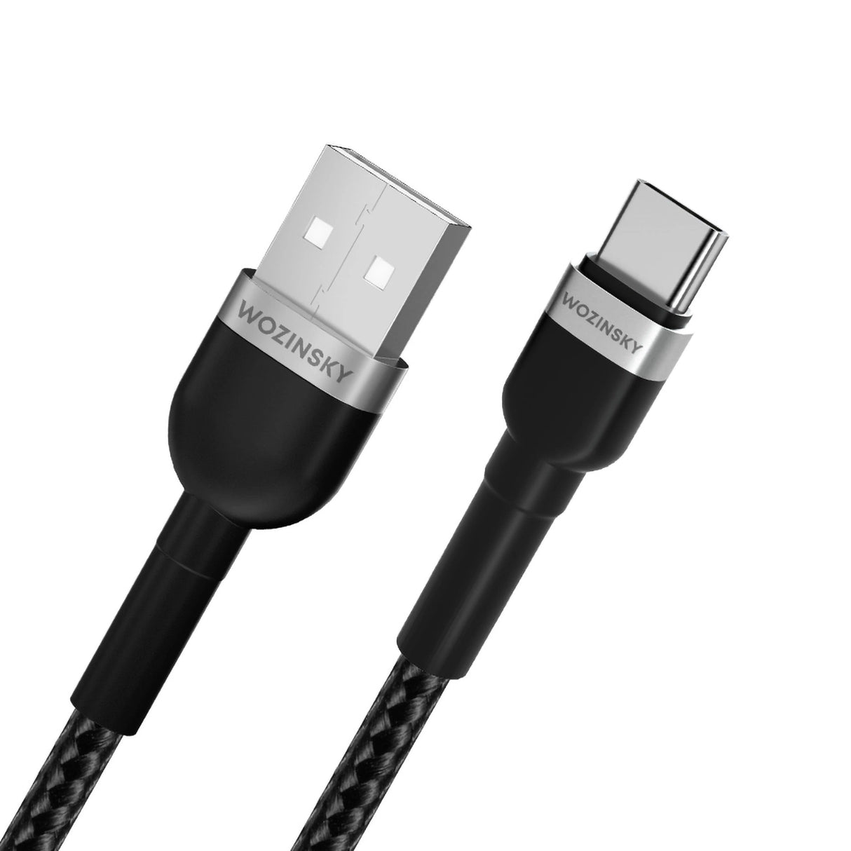 Wozinsky WNBAC2 USB-A / USB-C 2.4A kabel 2 m - sort
