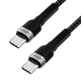 Wozinsky WNBCC1 USB-C / USB-C PD 65W kabel 1 m - sort