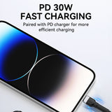 Wozinsky WNBCL1 Lightning / USB-C PD 30W kabel 1 m - sort