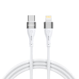 Wozinsky WSTCL1 Lightning / USB-C PD 27W kabel 1 m - hvid