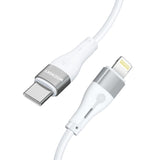 Wozinsky WSTCL1 Lightning / USB-C PD 27W kabel 1 m - hvid