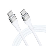Wozinsky WSTCC2 USB-C / USB-C PD 65W kabel 2 m - hvid