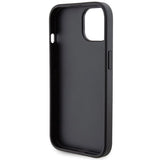 Ferrari Grip Stand Metal Logo-foder til iPhone 15 - sort