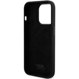 Karl Lagerfeld Silicone Karl&Choupette Head case for iPhone 15 Pro - black