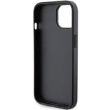 Karl Lagerfeld Gripstand Saffiano Karl&Choupette Pins case for iPhone 15 Plus / 14 Plus - black