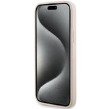 Karl Lagerfeld Quilted K Pattern case for iPhone 15 Plus / 14 Plus - pink