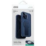 Uniq Heldro Mag Magclick Opladningsfoder til iPhone 15 Pro - blå