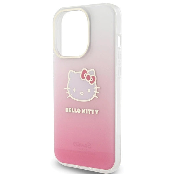 Hello Kitty IML Gradient Electrop Kitty Head case for iPhone 13 Pro / 13 - pink