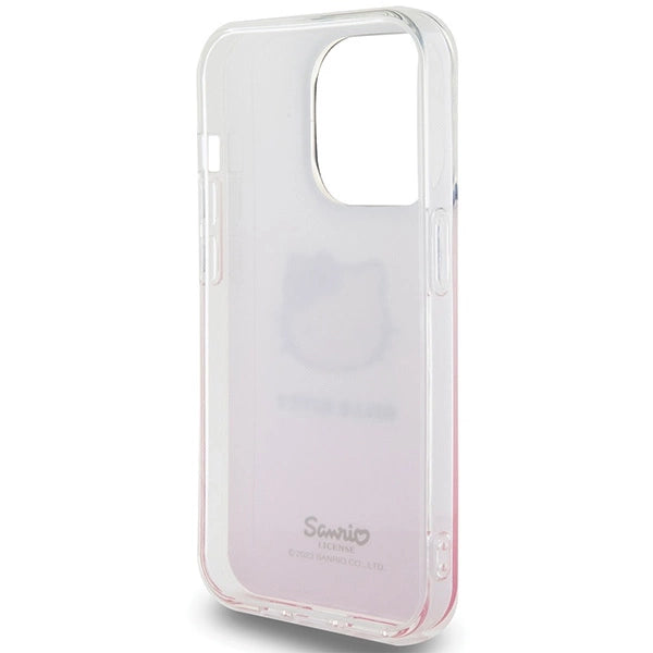 Hello Kitty IML Gradient Electrop Kitty Head case for iPhone 14 Pro Max - pink