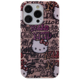 Hello Kitty IML Tags Graffiti case for iPhone 14 Pro Max - pink