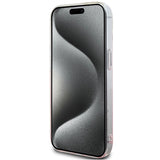 Hello Kitty IML Gradient Electrop Kitty Head case for iPhone 15 - pink