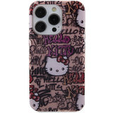 Hello Kitty IML Tags Graffiti case for iPhone 15 Pro Max - pink