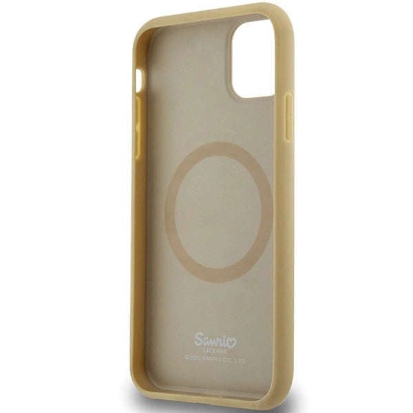 Hello Kitty Leather Kitty Head MagSafe case for iPhone 11 / Xr - gold