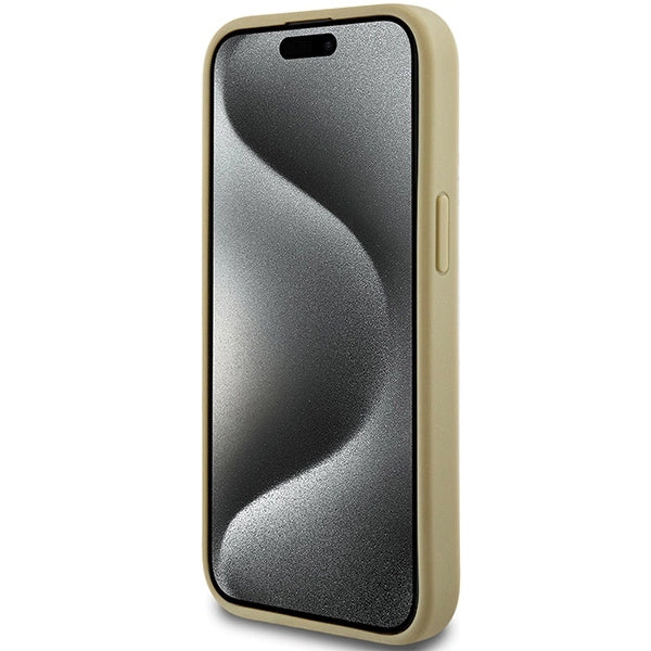 Hello Kitty Leather Kitty Head MagSafe case for iPhone 14 - gold