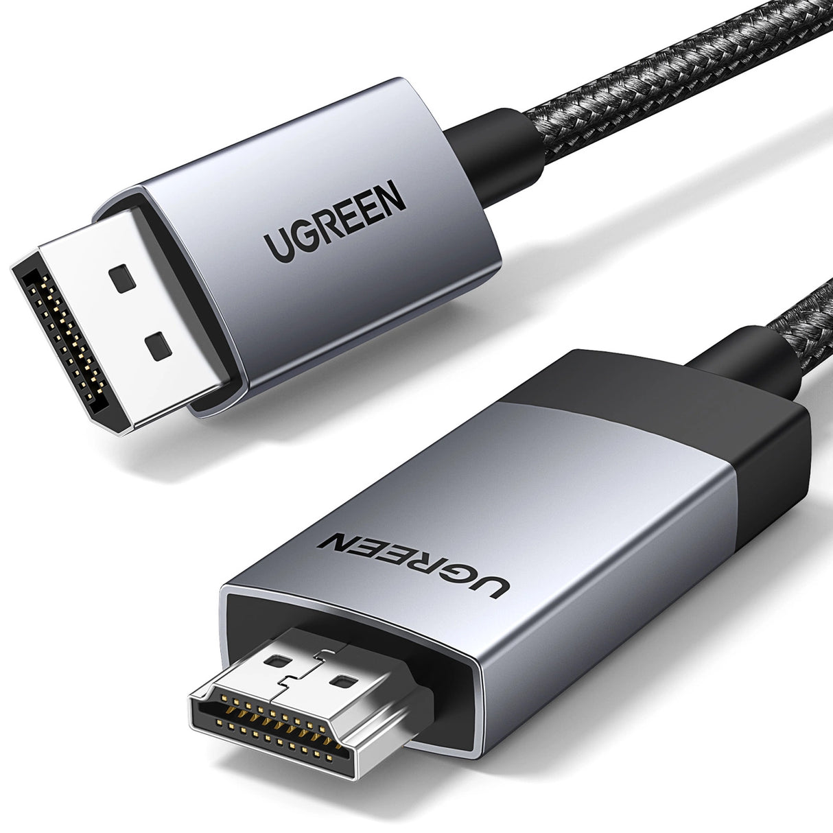 Ugreen DP119 15773 DisplayPort / HDMI 4K 60Hz kabel 1m - grå