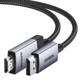 Ugreen DP119 15774 DisplayPort / HDMI 4K 60Hz kabel 2m - grå
