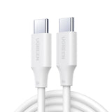Ugreen US562 USB-C - USB-C PD QC kabel 100W 480Mb/s 1m - hvid