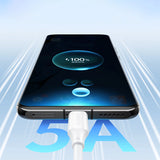 Ugreen US562 USB-C - USB-C PD QC kabel 100W 480Mb/s 1m - hvid