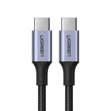 Grøn US316 USB-C / USB-C kabel 480Mb/s 5A 0,5m - Grå